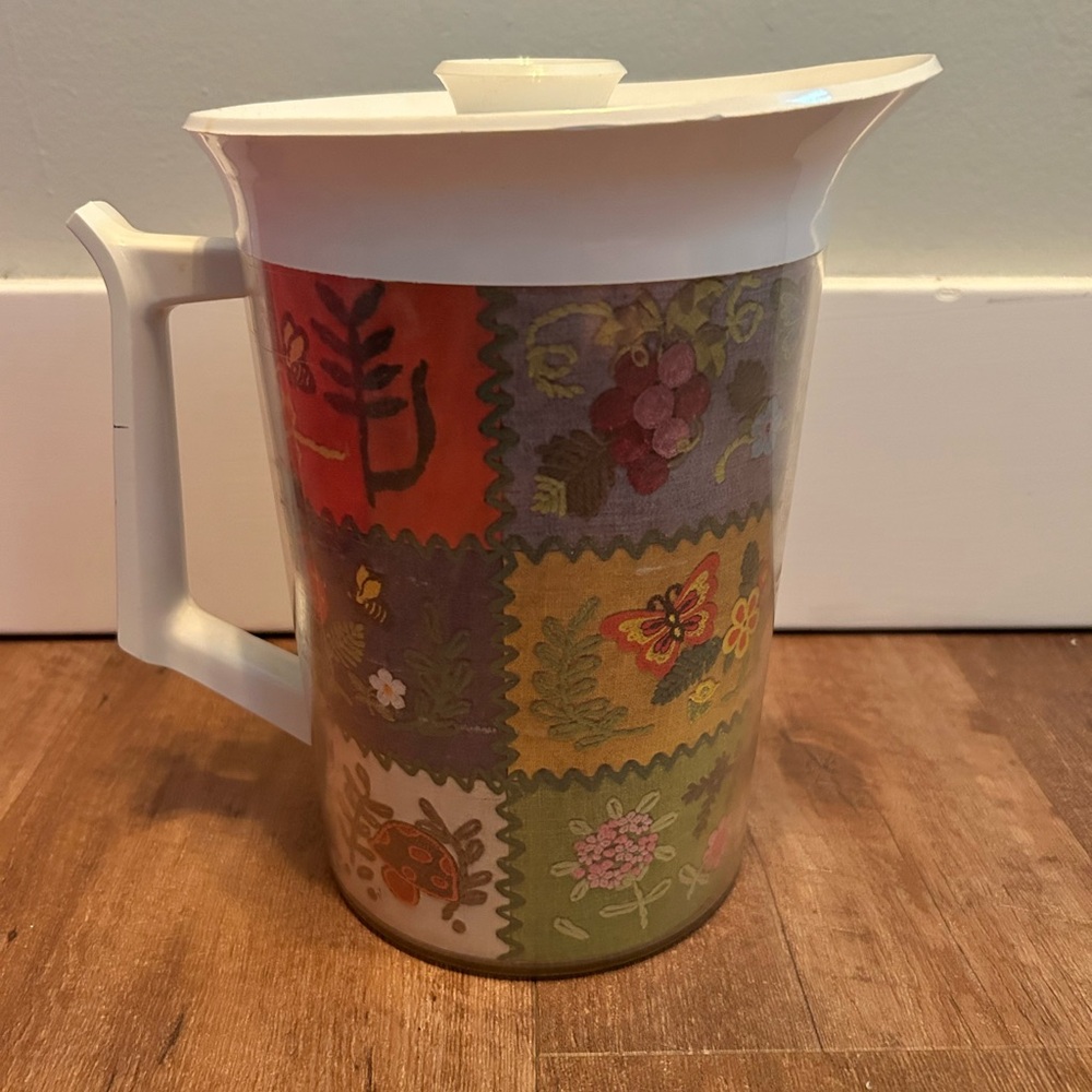 Vintage patchwork pitcher